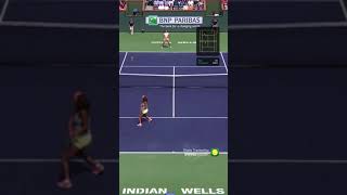 Throwback to Naomi Osaka winning her first WTA title at the 2018 Indian Wells 🌴 #SwingVision #Shorts