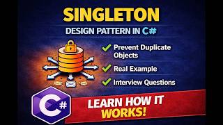 Day 1: Singleton Design Pattern in C# Explained | Thread Safe Singleton with Lazy T | Real Example