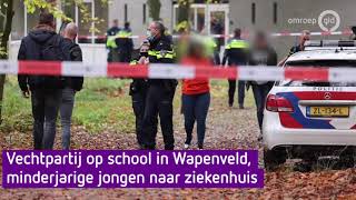 'Er zijn hier nooit ruzies op school', aanleiding steekpartij nog onduidelijk