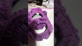 ✨ Handmade Small Crochet Scrunchies