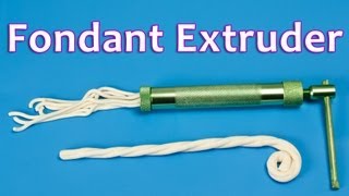 Fondant Extruder: Baking Quick Tip from Cookies Cupcakes and Cardio