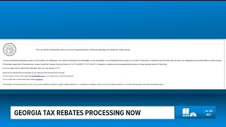 When will Georgia taxpayers get a rebate? State issues electronic notices