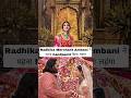 Radhika Merchant Ambani wore a handpainted lehenga #shorts