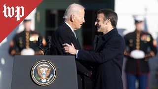 WATCH: Bidens host the Macrons at a state dinner