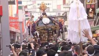 平成28年 下谷神社大祭 本社神輿渡御 アメ横