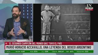 Murió Horacio Accavallo, una leyenda del boxeo argentino