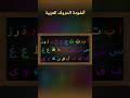 الحروف العربية للاطفال| تعليم حروف الهجاء العربية للاطفال| Arabic alphabet #shorts #nurseryrhymes