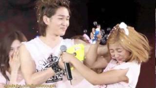 [lunew] f(x) Luna \u0026 Onew moments at SM TOWN 2010