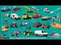 Transport vehicles name | Learn Transport | Easy English Learning Process