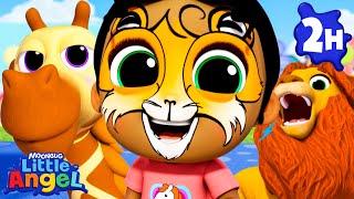 Play Like Animals | Nursery Rhymes for kids - Little Angel