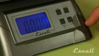 Escali Scales - Alimento Model - Digital Kitchen Professional Scale - How To Use