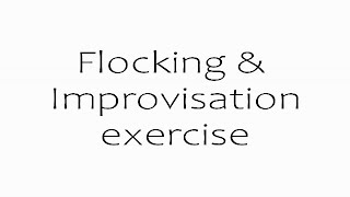 TAILFEATHERDANCE - FLOCKING & IMPROVISATION EXERCISE