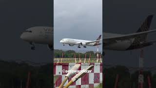 Vistara B787-9 VT-TSD landing at Chennai from Seoul.#shorts #vistara b787 #chennai #aviation #avgeek