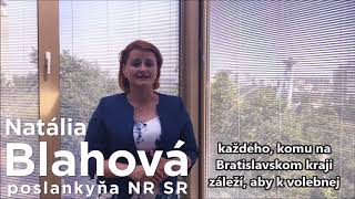 Poďte voliť - Natália Blahová