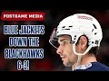 SIX BLUE JACKETS SCORE IN 6-3 WIN OVER THE CHICAGO BLACKHAWKS 💪 | Postgame Media