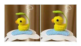 Crochet hairclip duck | Hướng dẫn móc kẹp tóc vịt che lá đáng yêu | Lan Anh Crochet