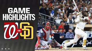 Nationals vs. Padres Game Highlights (6/25/24) | MLB Highlights