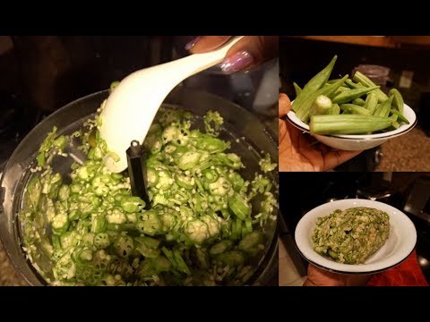 How to slice okra using a food processor How to slice okra using a food processor