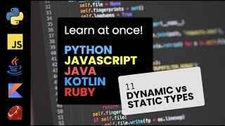 11. Statically and dynamically typed languages - Programming Tutorial