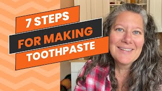 Making toothpaste and tooth powder