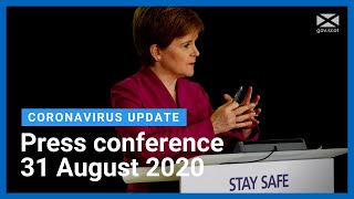 Coronavirus update from the First Minister: 31 August 2020