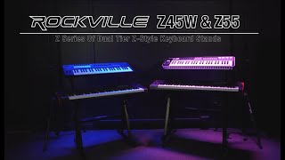 All About Your Rockville Z-Style 2-Tier Keyboard Stand+Wheels+Bag+Adjustable Height+Width