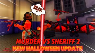 NEW HALLOWEEN 🦇 EVENT ON MVS2? | Murder Vs Sheriff 2 | ik i'm late...