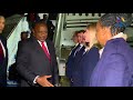 President Uhuru arrives in Russia for the inaugural Russia-Africa Summit