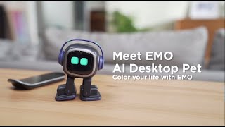 EMO Launch video: The Coolest AI Desktop Pet with Personality and Ideas.