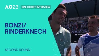 Bonzi/Rinderknech On-Court Interview | Australian Open 2023 Second Round