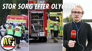 Olyckan i Lindshammar: Tre tonåringar döda efter frontalkrock – på väg för att se match