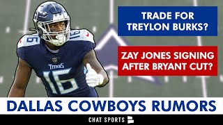 MAJOR Cowboys Rumors On Treylon Burks Trade And Signing Zay Jones After Martavis