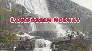 Langfoss - One of Norway's most beautiful waterfalls in Haugesund || Indah Nya Ciptaan Allah