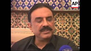 Bhutto husband on election and assassination probe