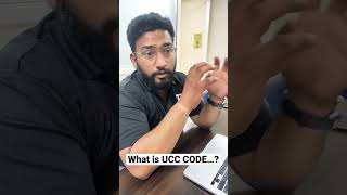 What is ucc code..?  #ucc