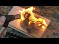 Fire Rated Expanding Foam on Fire