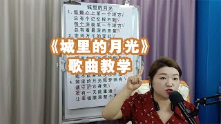 《城里的月光》歌曲教学【赵老师教唱歌】