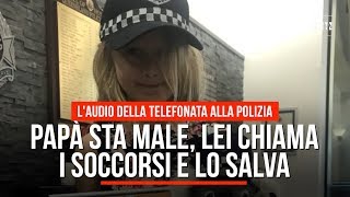 Papà sta male, bimba chiama i soccorsi e gli salva la vita