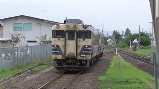 JR五所川原駅　五能線 快速・東能代行き発車【キハ40系・3524D】　2020.08.21