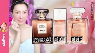 Chanel Coco Mademoiselle EDP vs Intense vs EDT รีวิวน้ำหอมผู้หญิงชาแนล เปรียบเทียบ กลิ่นไหนหอมสุด