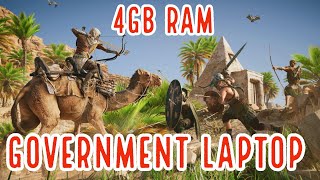Assassin's Creed Origins Government laptop gameplay | amd r4 graphics | 4GB Ram | 512mb vram