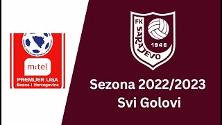 m:tel Premijer Liga BiH: FK Sarajevo / Sezona 2022/2023 - Svi Golovi / All Goals (50.)