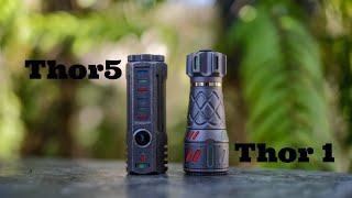 Lumintop Thor 1 vs Thor 5