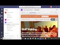 Introduction to Microsoft Teams - Organizing Channels