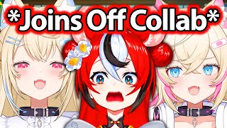 Fuwawa \u0026 Mococo Suddenly Joins Bae's Off Collab and Starts Breaking Her Mind 【Hololive】