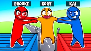 Kory vs FRIENDS in GANG BEASTS!