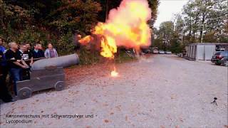 Einzeleffekte bei Bühnenpyrotechnikerkurs Oktober 2018