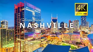 Nashville, Tennessee, USA 🇺🇸 in 4K ULTRA HD 60FPS Video by Drone