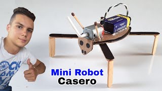 Cómo Hacer Un Mini Robot Casero (Muy Fácil)