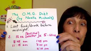 Lose Weight - Day 1 Results - OMG Diet - How To  Do Noelle Michaels' Diet